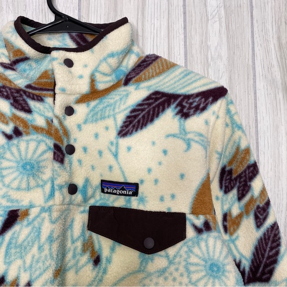 Patagonia Synchilla Snap-T Fleece Sweater Harvest Moon Owl size XS Extra Small - Picture 7 of 15